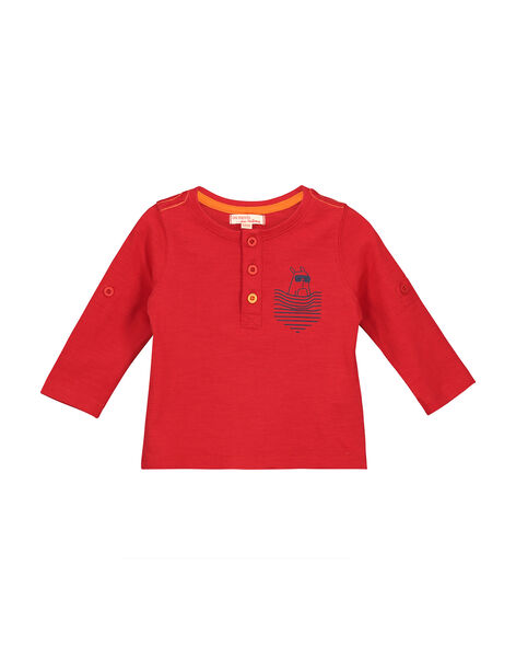 baby boys grandad collar t shirt