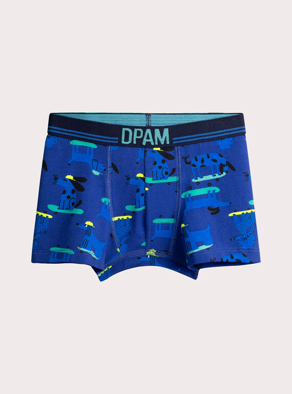 Set of 5 dog print underpants for boys  VEGOBOXSEM2 / 24WH1281BOXC214
