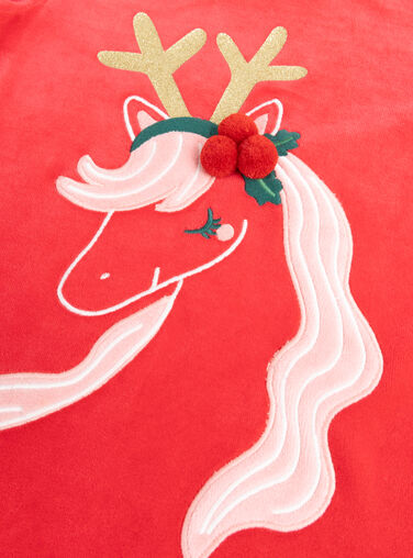 Red NIGHT DRESS VEFACHUNOE / 24WH11B1CHNF510