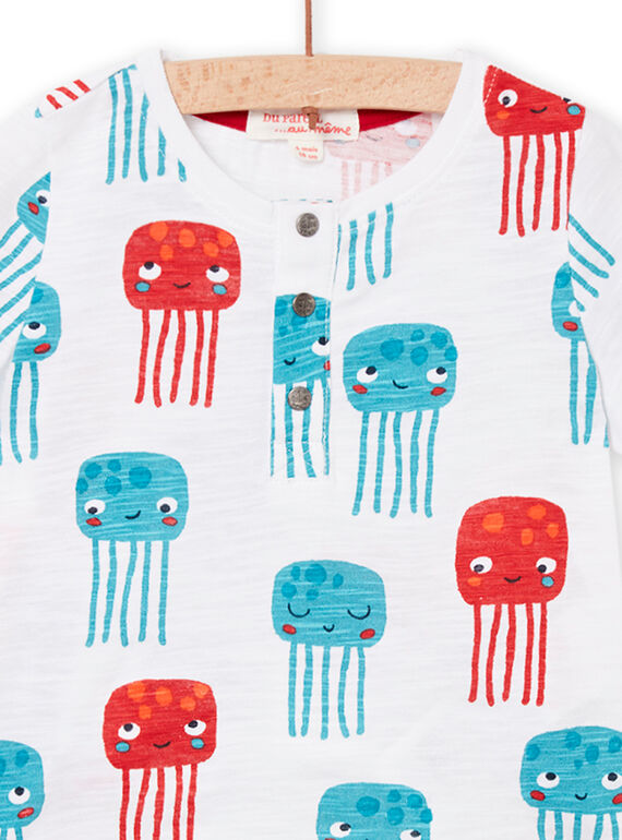 White TEE SHIRT SS NUFICTUN / 22SG10U4TMC000