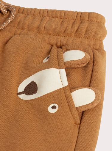 Brown jogging lined warm bear animation for boys  VOBAJOG / 24W902Q1JGB821