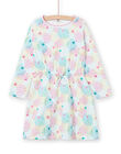 Children's nightgown girl in multicolored printed jersey LEFACHUSTA / 21SH1153CHN000