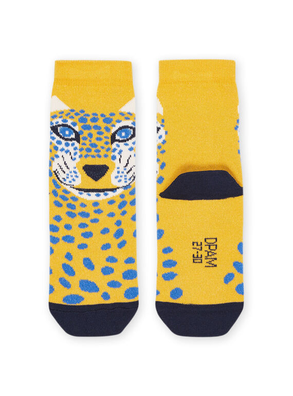 Socks with leoaprd print RYOJOCHO3 / 23SI0274SOQB105