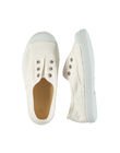 Girls' embroidered canvas trainers FFTENBROD3 / 19SK35B7D16000
