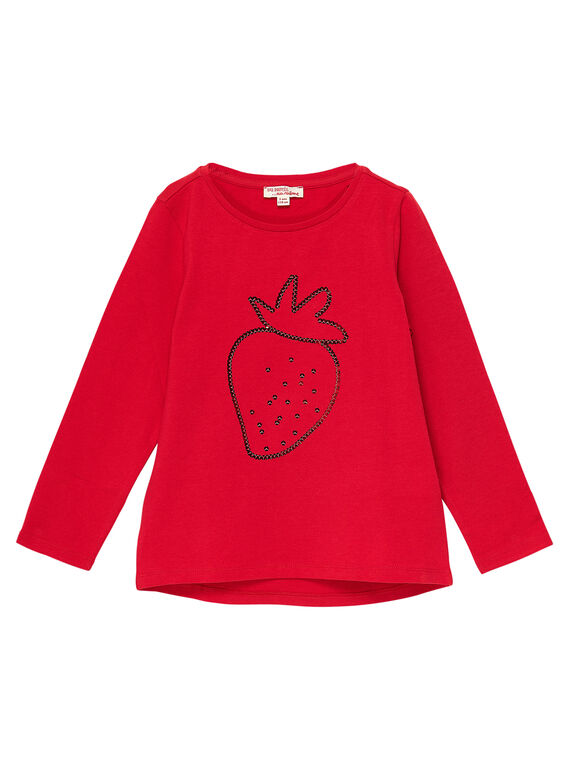 Red Longsleeve T-SHIRT JAJOTEE5 / 20S90141D32050