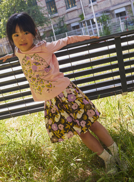 Girl's parma panther T-shirt SAKYOTEE3 / 23W901I3TML303