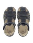 Boys' leather sandals CGSANDREG / 18SK36W2D0E070