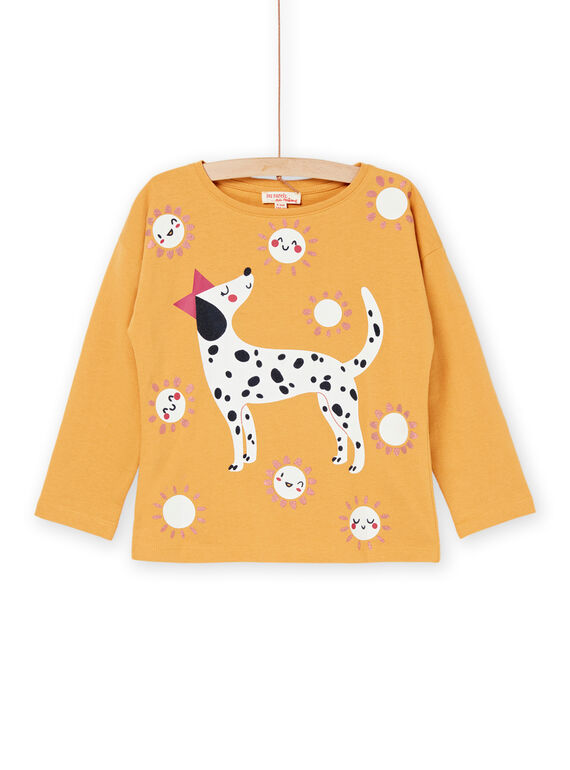 Orange long sleeve t-shirt RADAYTEE2 / 23S901M3TMLB107