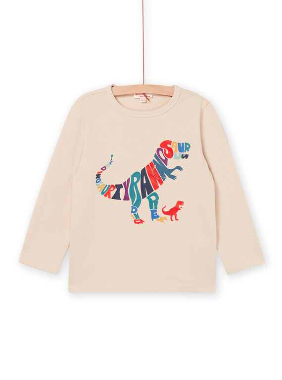 Long sleeve dinosaur t-shirt POPRITEE3 / 22W902P3TMLA016