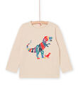 Long sleeve dinosaur t-shirt POPRITEE3 / 22W902P3TMLA016