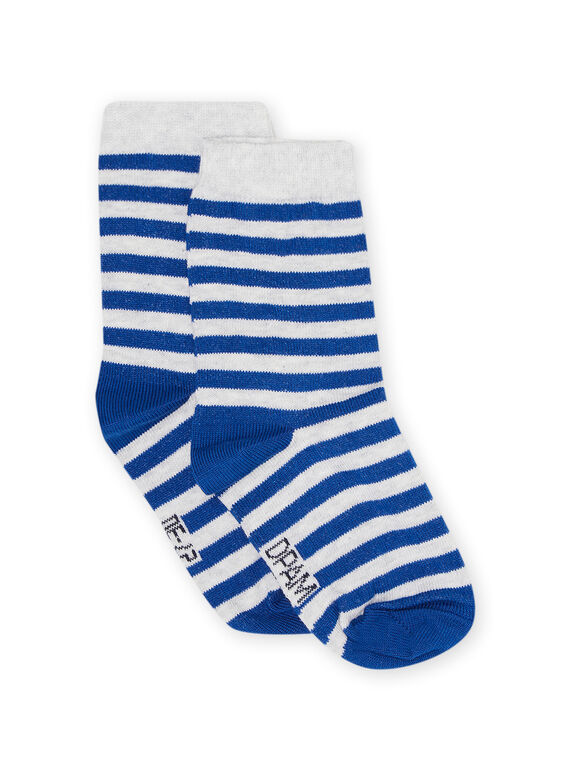 Child boy's medium blue socks NYOJOCHOR2 / 22SI0266SOQ208