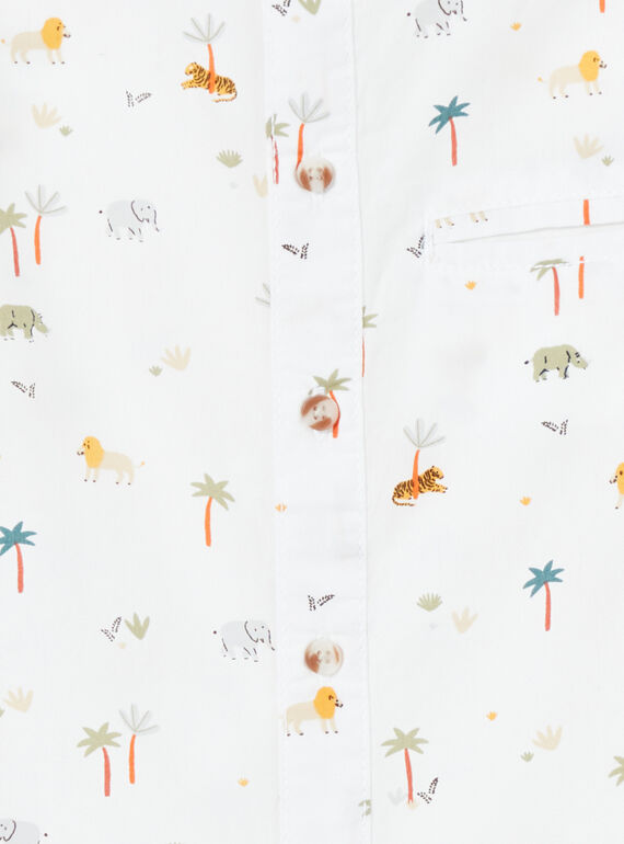 White printed shirt child boy LOJAUCHEM2 / 21S902O1CHM000