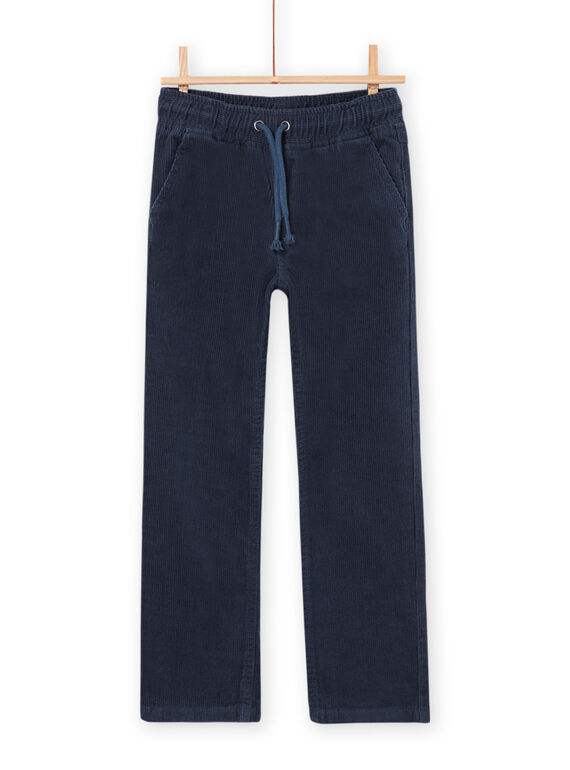 Velvet pants with elastic waist PORHUPAN2 / 22W902Q2PAN716