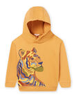 Hoodie with tiger embroidery POMOSWE / 22W902N1SWEB106