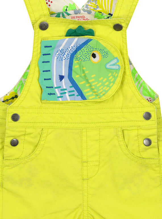 Baby boys' short dungarees FUCUSAC / 19SG10N1SACB105