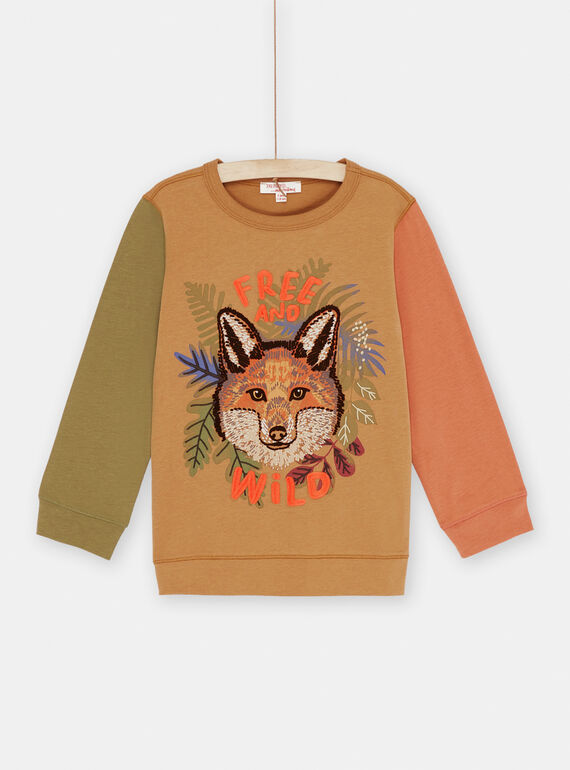 Sepia fox t-shirt SOCOUTEE2 / 23W902L1TMLI814