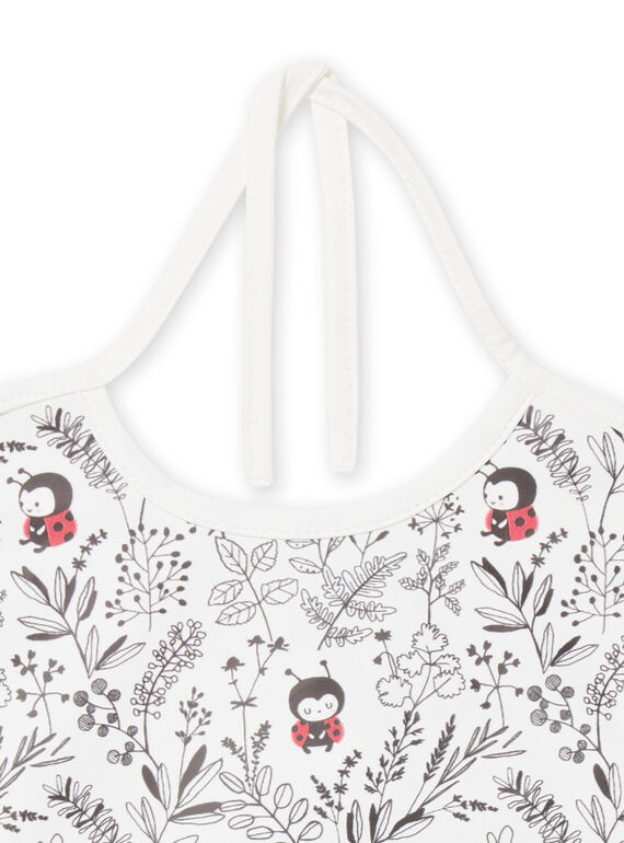 White printed bib birth mixed NOU1BAV3 / 22SF4242BAV000