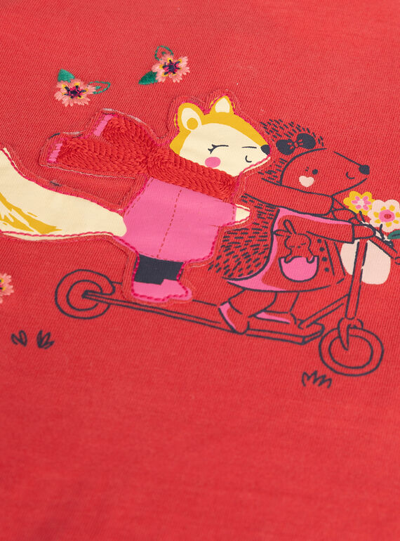 Red TEE SHIRT LS VIROTEE / 24WG09P1TMLF505