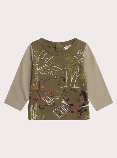 Kaki TEE SHIRT LS XUJATEE1 / 25WG10M3TML604