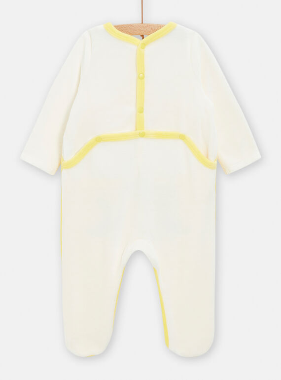 Yellow tiger romper for baby boy TEGAGRETIG / 24SH1443GREA002