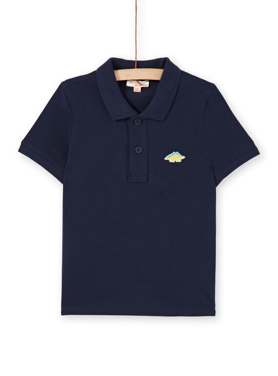 Midnight blue polo shirt - Boy LOJOPOL1 / 21S90241POL705