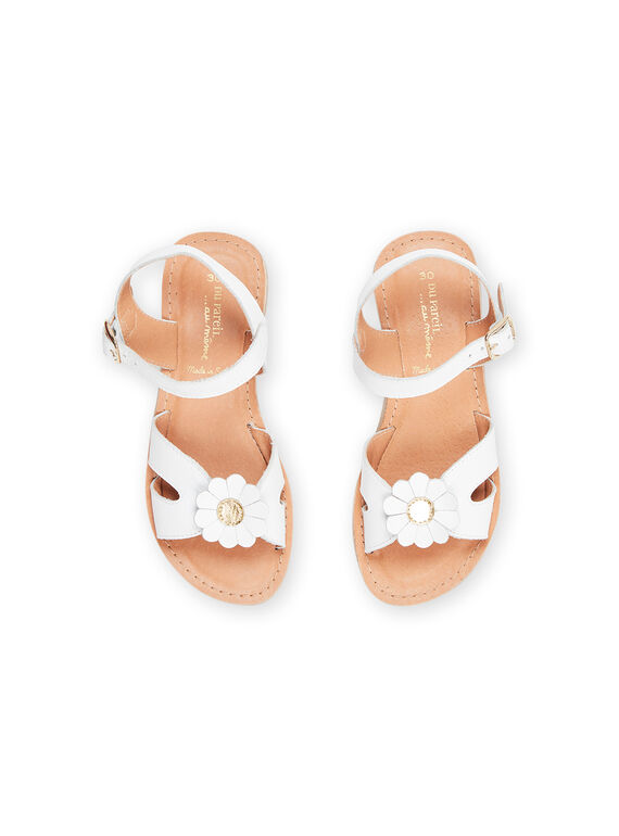 White leather sandals RASANDFLEUR / 23KK3561D0E000