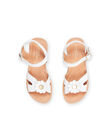 White leather sandals RASANDFLEUR / 23KK3561D0E000