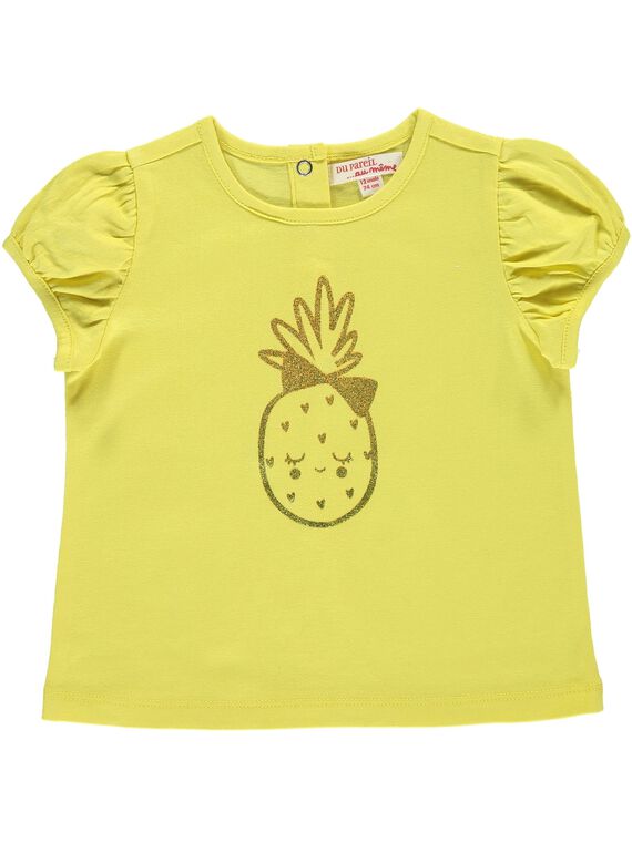 Baby girls' short-sleeved T-shirt CIJOTI6 / 18SG09R6TMC106