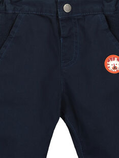 Baby boys' navy blue trousers FUBAPAN3 / 19SG1063PAN717