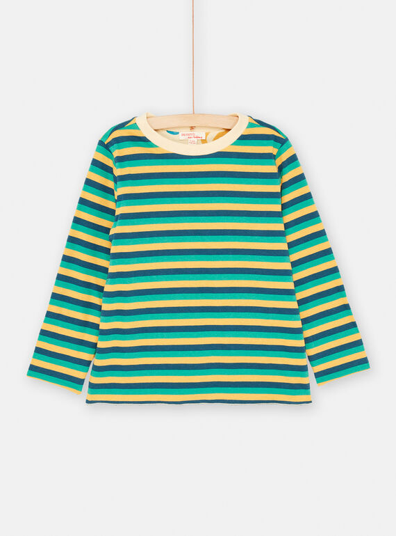 Boy's reversible multicolored T-shirt SOVERTEE1 / 23W902J3TML808
