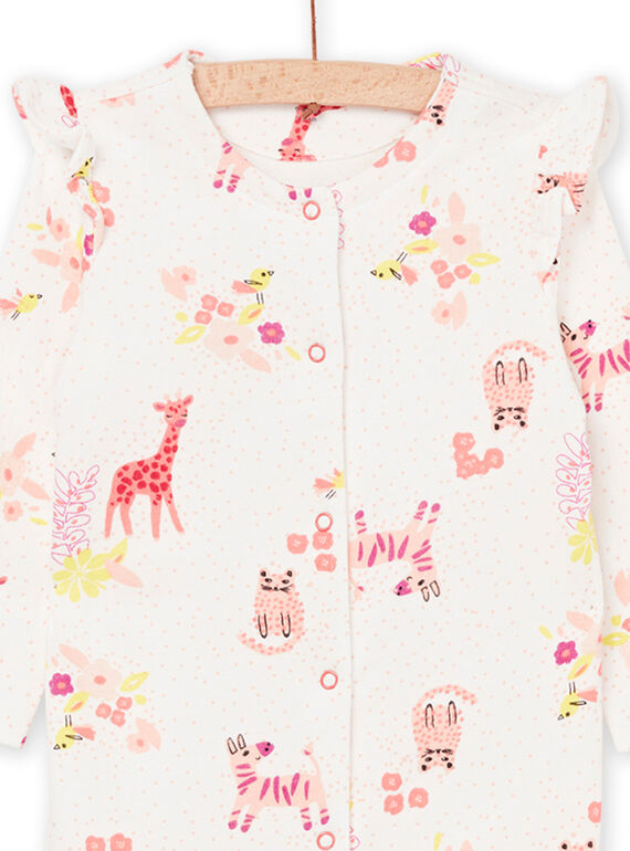 Giraffe print sleep suit REFIGREANI / 23SH13D2GRE001