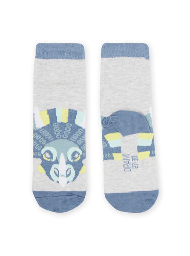 Child boy grey socks NYOMOCHO2 / 22SI02N2SOQJ922