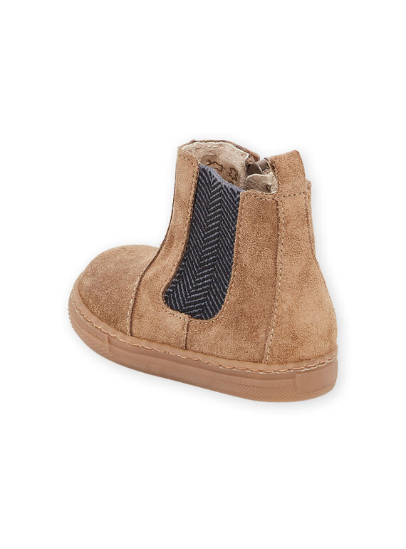 Chelsea boots in crust leather PUBOOTCHEL / 22XK3881D0D803