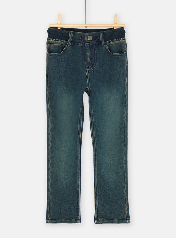 Boy's lined denim jeans SODUJEAN / 23W902P1JEAP269