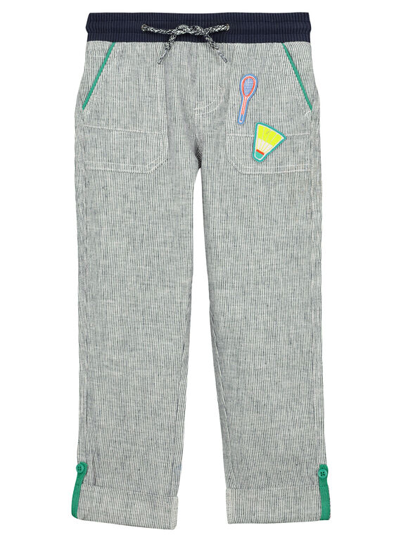 Boys' linen trousers FOCAPAN / 19S902D1PAN000