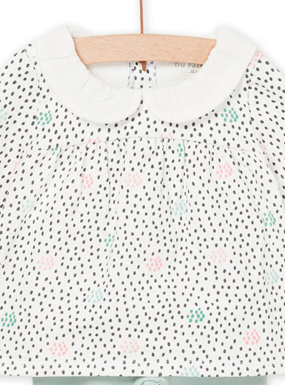 Floral print blouse and pants POU1ENS2 / 22WF0381ENS001