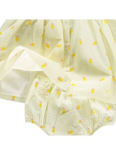 Baby girls' dress and bloomers CIPIROB1 / 18SG09I3ROB099