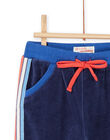 Navy blue jogging suit RUNAUPAN2 / 23SG10N2PAN622