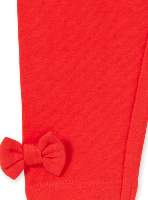 Girl's layette leggings LYIJOLEG2 / 21SI0941CALF505