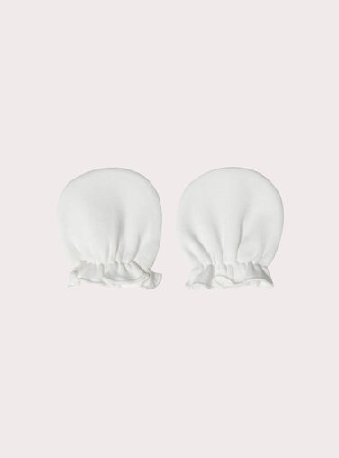 White NEWBORN BEANY XOU1BON / 25WF4251BNA000