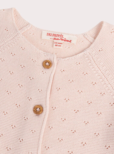 Pink CARDIGAN WIMACAR1 / 25SG0962CARD310