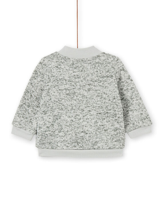 Grey heathered vest baby boy LUJOGIL4 / 21SG1034GILJ906