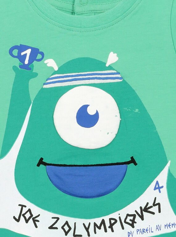 Baby boys' fancy T-shirt FUNETI1 / 19SG10B1TMC602