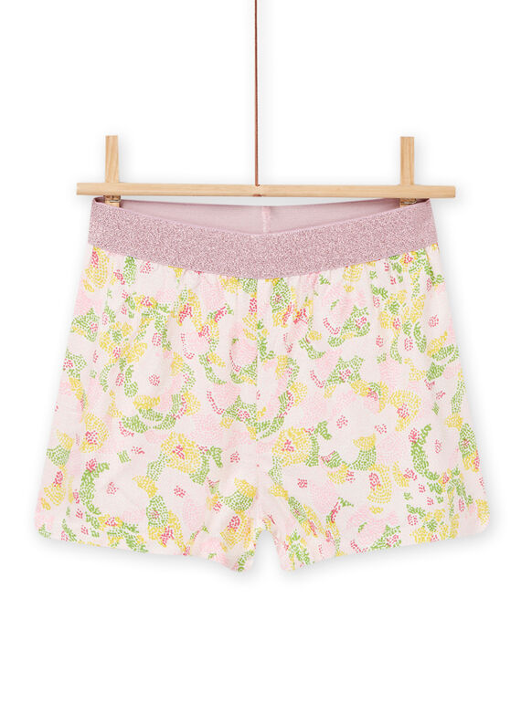 Pink pajama set child girl NEFAPYJTOU / 22SH11HCPYJD328