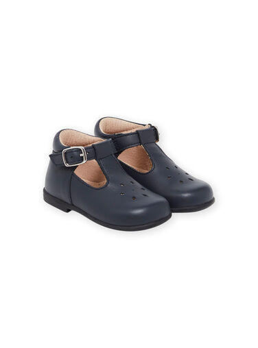 Navy blue smooth leather pumps Navy blue smooth leather pumps PISALMIXTE / 22XK37B1D13070
