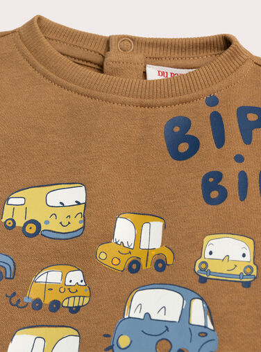 Brown SWEAT SHIRT XUCOSWE / 25WG10O1SWE821