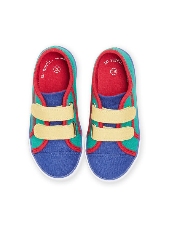 Child boy colorblock sneakers NOTOILGREEN / 22KK3692D16099