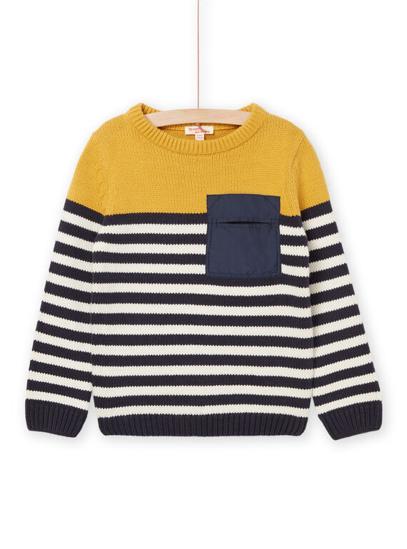 Striped knitted sweater ROJOPUL3 / 23S90281PUL106
