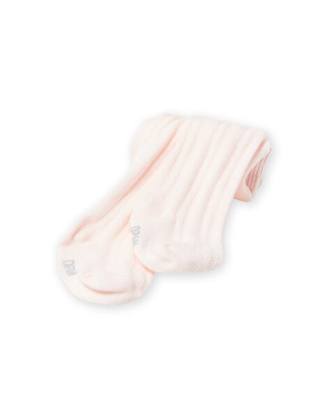 Baby girl pale pink twisted tights MYIJOCOLTO2 / 21WI0914COL632