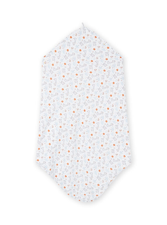 White terry towel with giraffe print rou1poin2 / 23SF4262POI000